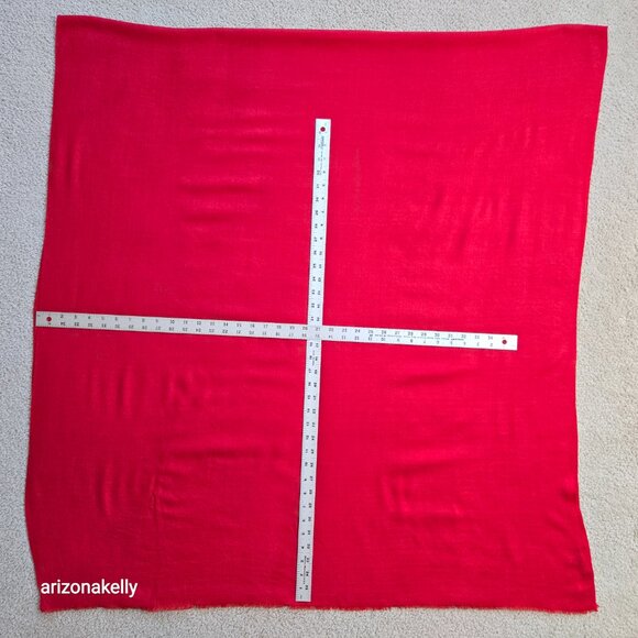 Shan's Lightweight Wool Scarf Shawl Wrap Red - Picture 1 of 13